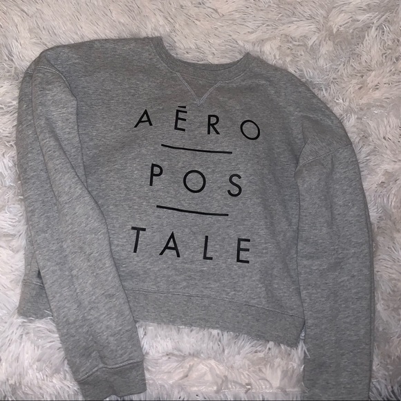 Cropped Grey Sweater - Picture 1 of 1